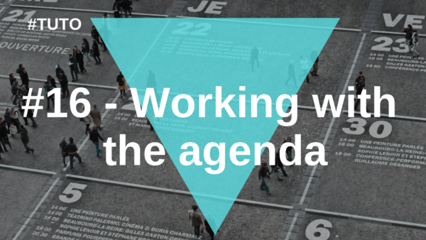📅 #16 Working with the agenda